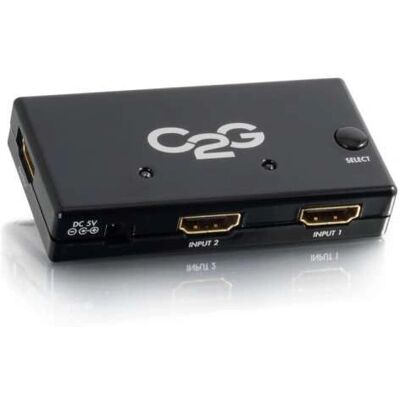 C2G 89050 HDMI Video Switch - 2 Ports - Schwarz C2G 89050 HDMI Video Switch - 2 Ports - Schwarz