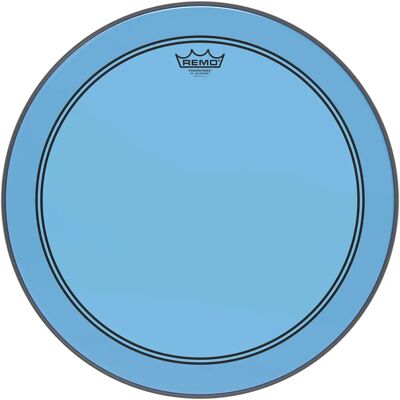 REMO PEAUX P3-1318-CT-BU - Bass Drum Head - Blue - Powerstroke 3 Colortone REMO PEAUX P3-1318-CT-BU - Bass Drum Head - Blue - Powerstroke 3 Colortone