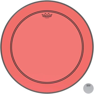 REMO PEAUX P3-1318-CT-RD - Bassdrum-trekk - Rød - 18 tommer REMO PEAUX P3-1318-CT-RD - Bassdrum-trekk - Rød - 18 tommer