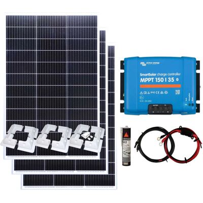 Victron - 450W Mono Kit - Mounts - Cables - Solar Kit Victron - 450W Mono Kit - Mounts - Cables - Solar Kit
