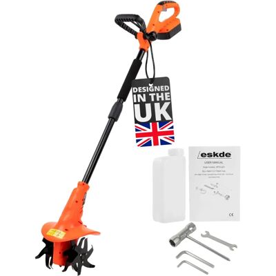 eSkde - Cordless Garden Cultivator - 18V - Lithium Battery - Power tiller eSkde - Cordless Garden Cultivator - 18V - Lithium Battery - Power tiller