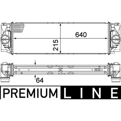 MAHLE CI 368 000P Ladeluftkühler - Aluminium, 84x15x24cm MAHLE CI 368 000P Ladeluftkühler - Aluminium, 84x15x24cm