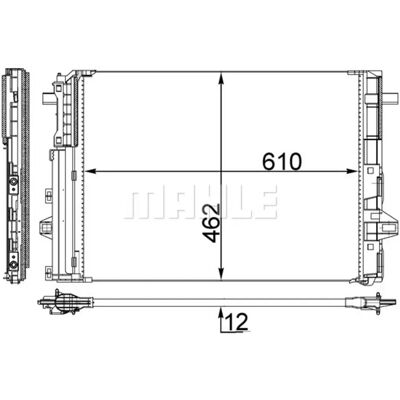 Mahle AC 446 000S Condenseur de climatisation avec déshydrateur - Publicité Mahle AC 446 000S Condenseur de climatisation avec déshydrateur - Publicité