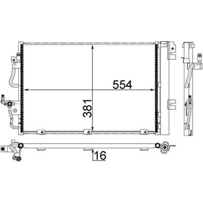 BEHR MAHLE AC 377 001S Kondensator - Klimaanlagenteil BEHR MAHLE AC 377 001S Kondensator - Klimaanlagenteil