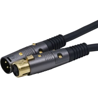 Monoprice 601340 audio cable - 45.72m XLR - Black Monoprice 601340 audio cable - 45.72m XLR - Black
