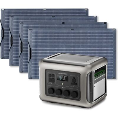 ALLPOWERS - R2500 - 2016 Wh - 4x200W - Generador solar ALLPOWERS - R2500 - 2016 Wh - 4x200W - Generador solar