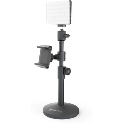 Kit vidéo Appel Pro Digipower Achiever - Lampe et Support Smartphone - Publicité Kit vidéo Appel Pro Digipower Achiever - Lampe et Support Smartphone - Publicité
