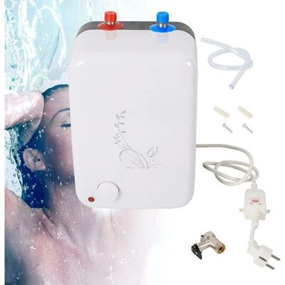 GOJOY 8L Calentador de agua eléctrico instantáneo - Temperatura ajustable, compacto GOJOY 8L Calentador de agua eléctrico instantáneo - Temperatura ajustable, compacto