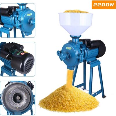 Gojoy - Molino 2200W - Power 2200W - RPM 1400 - Molino de grano Gojoy - Molino 2200W - Power 2200W - RPM 1400 - Molino de grano