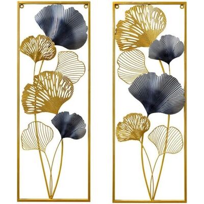 GOJOY Ginkgo 3D Metal Wall Art - hierro - oro mate GOJOY Ginkgo 3D Metal Wall Art - hierro - oro mate