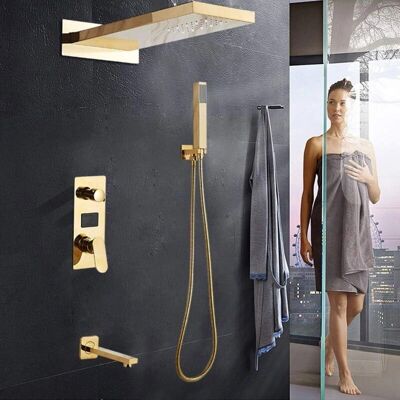 Gojoy - Shower Faucet - Gold - Wall Mount - Grifo de baño Gojoy - Shower Faucet - Gold - Wall Mount - Grifo de baño