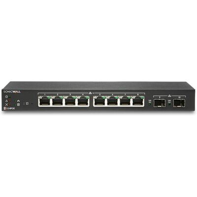 Switch SonicWall SWS12-8POE Gestito Layer 2 Gigabit Ethernet - 8 Porte PoE Switch SonicWall SWS12-8POE Gestito Layer 2 Gigabit Ethernet - 8 Porte PoE