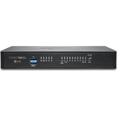 SonicWall SonicWall TZ670 Firewall - Schwarz - 5 Gbit/s SonicWall SonicWall TZ670 Firewall - Schwarz - 5 Gbit/s