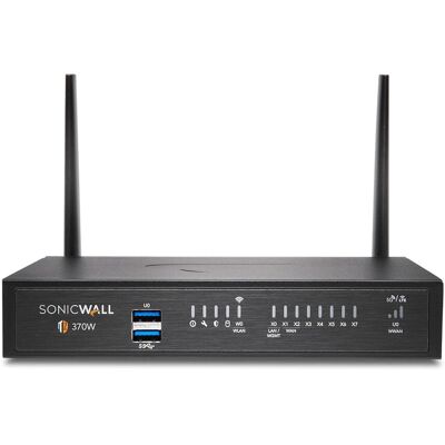 SonicWall TZ370W - Appareil de sécurité - 3 Gbit/s - Wi-Fi 5 - Ethernet Gigabit - Publicité SonicWall TZ370W - Appareil de sécurité - 3 Gbit/s - Wi-Fi 5 - Ethernet Gigabit - Publicité