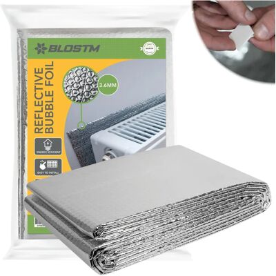 BLOSTM - BubbleFoil - 5m - Folie - Isolation - Publicité BLOSTM - BubbleFoil - 5m - Folie - Isolation - Publicité