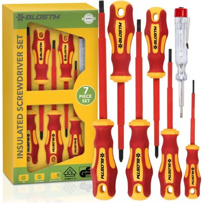 BLOSTM - Precision Insulated Screwdriver Set - Screwdriver Set - Publicité BLOSTM - Precision Insulated Screwdriver Set - Screwdriver Set - Publicité