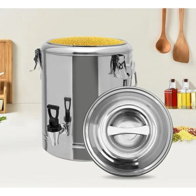 GOJOY - Barrile di Latte 20L - Acciaio Inox - Rubinetto - Barrel GOJOY - Barrile di Latte 20L - Acciaio Inox - Rubinetto - Barrel
