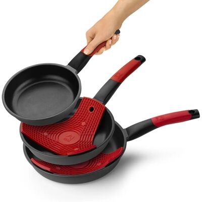 BRA Premiere Pfannen mit Antihaft-Beschichtung - 28 cm - 3 Stück BRA Premiere Pfannen mit Antihaft-Beschichtung - 28 cm - 3 Stück