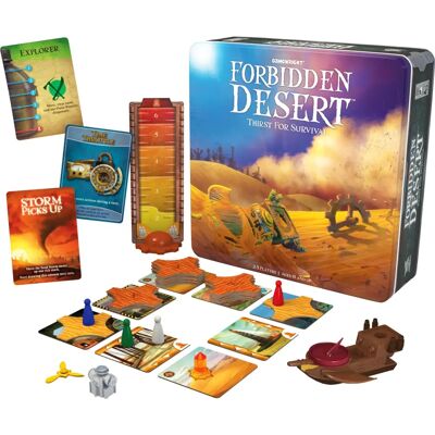 Gamewright Forbidden Desert Board Game - Strategy for 2-5 Players Gamewright Forbidden Desert Board Game - Strategy for 2-5 Players