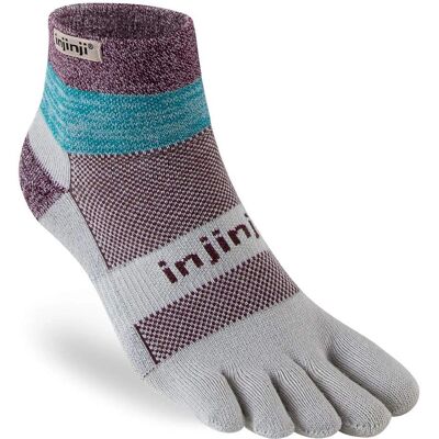 Meias Injinji Trail Midweight Mini-Crew - Bay Meias Injinji Trail Midweight Mini-Crew - Bay