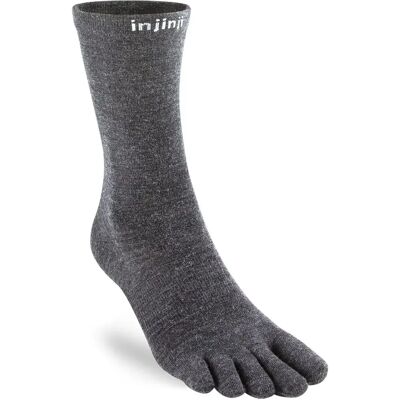 Injinji Slate Merino Wool Liner Crew Socks - Sports Socks Injinji Slate Merino Wool Liner Crew Socks - Sports Socks