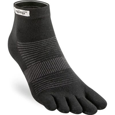Injinji Meias Run Original Weight Mini Crew - Preto - Meias esportivas Injinji Meias Run Original Weight Mini Crew - Preto - Meias esportivas