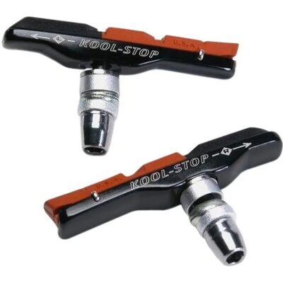 Patins de frein V Kool Stop H5 520 - Noir - Compound Double - Publicité Patins de frein V Kool Stop H5 520 - Noir - Compound Double - Publicité