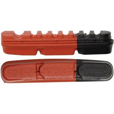 Kool Stop Dura2 Dubbel Gecombineerde Remblokken - Rood/Zwart Kool Stop Dura2 Dubbel Gecombineerde Remblokken - Rood/Zwart