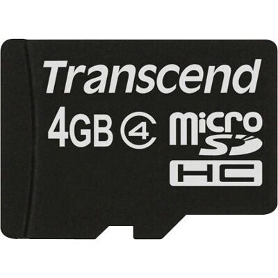 Κάρτα μνήμης MicroSDHC 4GB Transcend TS4GUSDC4 Κάρτα μνήμης MicroSDHC 4GB Transcend TS4GUSDC4