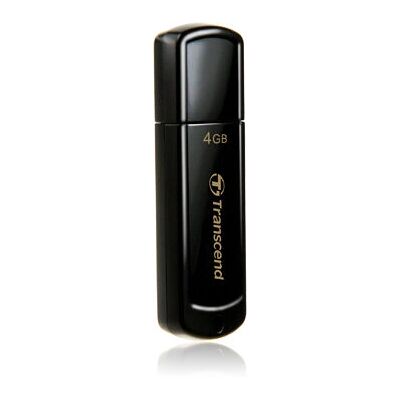 Transcend JetFlash 350 - Clé USB - 4GB - Noir - Publicité Transcend JetFlash 350 - Clé USB - 4GB - Noir - Publicité