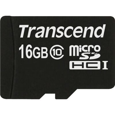 Transcend TS16GUSDC10 Speicherkarte - MicroSDHC Klasse 10 Transcend TS16GUSDC10 Speicherkarte - MicroSDHC Klasse 10