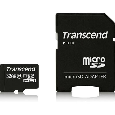 Transcend TS32GUSDHC10 karta pamięci MicroSDHC - Karta pamięci Transcend TS32GUSDHC10 karta pamięci MicroSDHC - Karta pamięci