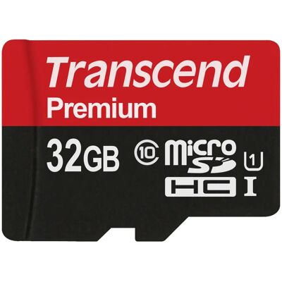 Transcend 32GB microSDHC Klasa 10 UHS-I - Karta pamięci Transcend 32GB microSDHC Klasa 10 UHS-I - Karta pamięci
