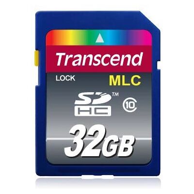 Transcend 32GB SDHC Klasa 10 Karta pamięci - Karta pamięci Transcend 32GB SDHC Klasa 10 Karta pamięci - Karta pamięci