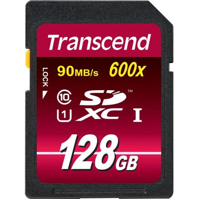 Κάρτα Μνήμης Transcend 128GB - UHS-I Κατηγορία 10 - 600x - SDXC Κάρτα Μνήμης Transcend 128GB - UHS-I Κατηγορία 10 - 600x - SDXC
