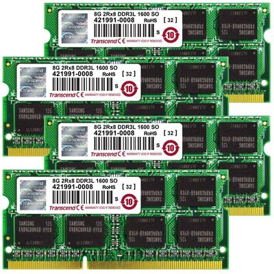Transcend - TS32GJMA584H - 4x8GB - Speichermodul Transcend - TS32GJMA584H - 4x8GB - Speichermodul