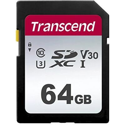 Κάρτα μνήμης Transcend TS64GSDC300S - 64GB, Ταξινόμηση 10, UHS-I Κάρτα μνήμης Transcend TS64GSDC300S - 64GB, Ταξινόμηση 10, UHS-I