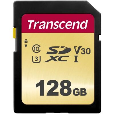 Transcend 128GB UHS-I U3 Κάρτα SD Τάξη 10 Transcend 128GB UHS-I U3 Κάρτα SD Τάξη 10