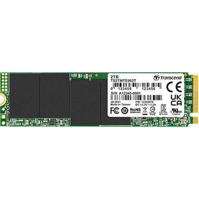 Transcend MTE662T-I 2 TB SSD M.2 PCIe NVMe - Industriale Transcend MTE662T-I 2 TB SSD M.2 PCIe NVMe - Industriale