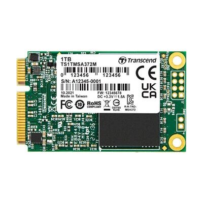 Transcend MSA372M 1 TB SSD - Industriell mSATA SATA III Transcend MSA372M 1 TB SSD - Industriell mSATA SATA III