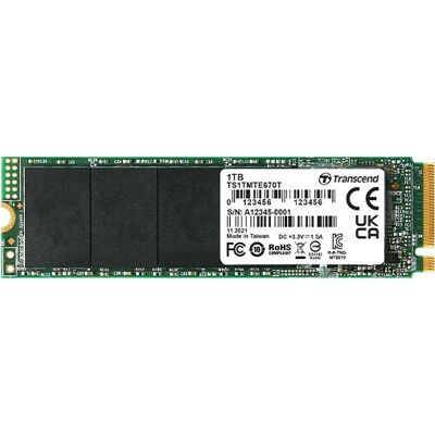 Transcend MTE670T 512GB NVMe SSD - Industriell M.2 PCIe 3.0 Transcend MTE670T 512GB NVMe SSD - Industriell M.2 PCIe 3.0