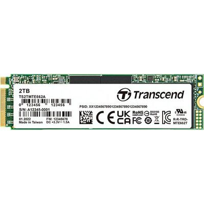 Transcend - MTE662A - 2 TB - M.2 - SSD Transcend - MTE662A - 2 TB - M.2 - SSD