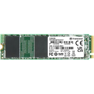 Transcend MTE670T 128GB NVMe PCIe 3.0 x4 SSD - Speicher Transcend MTE670T 128GB NVMe PCIe 3.0 x4 SSD - Speicher