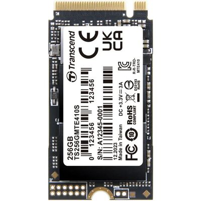 Transcend MTE410S 256GB SSD NVMe - M.2 2242 PCIe 4.0 Transcend MTE410S 256GB SSD NVMe - M.2 2242 PCIe 4.0