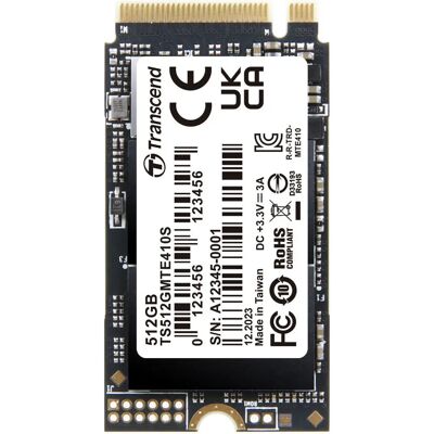 Transcend MTE410S 512GB SSD NVMe PCIe 4.0 - Compatto, Veloce, Affidabile Transcend MTE410S 512GB SSD NVMe PCIe 4.0 - Compatto, Veloce, Affidabile