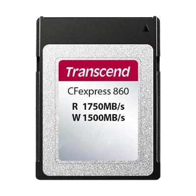 Carte mémoire Transcend CFexpress 860 160GB - Type B - Publicité Carte mémoire Transcend CFexpress 860 160GB - Type B - Publicité