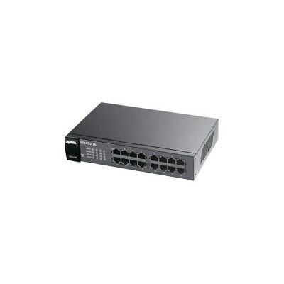 Zyxel GS1100-16 Netzwerkswitch - 16 Ports, Gigabit, Schwarz Zyxel GS1100-16 Netzwerkswitch - 16 Ports, Gigabit, Schwarz