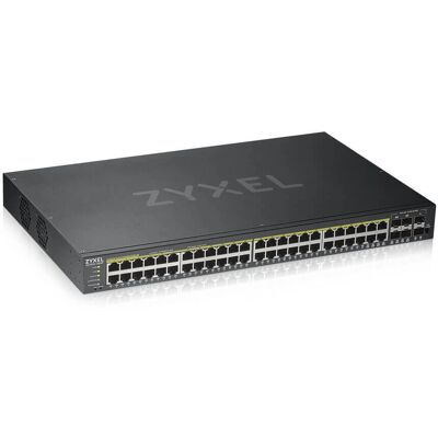 Zyxel GS1920-48HPV2 48-Port Managed PoE Switch - Network Switch Zyxel GS1920-48HPV2 48-Port Managed PoE Switch - Network Switch
