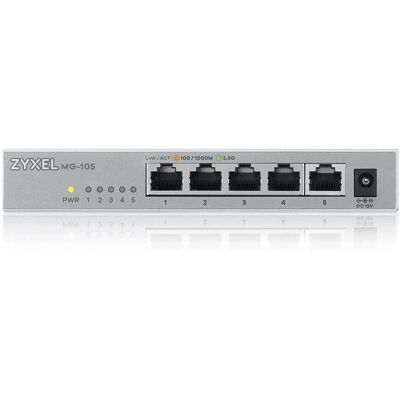Zyxel MG-105 2.5G Ethernet Switch - Switch Zyxel MG-105 2.5G Ethernet Switch - Switch