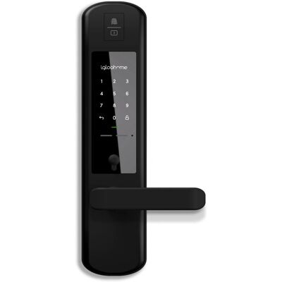 Igloohome Smarte Mortise Türschloss - Bluetooth, PIN, Fingerabdruck - Schwarz Igloohome Smarte Mortise Türschloss - Bluetooth, PIN, Fingerabdruck - Schwarz
